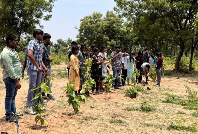 KL Deemed to be University, Hyderabad Leads Tree Plantation Drive