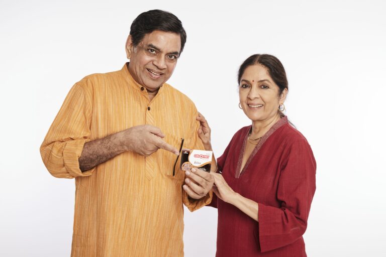Paresh Rawal and Neena Gupta for TVC