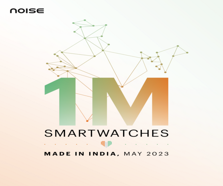 Noise manufactures over 1M smartwatches in May