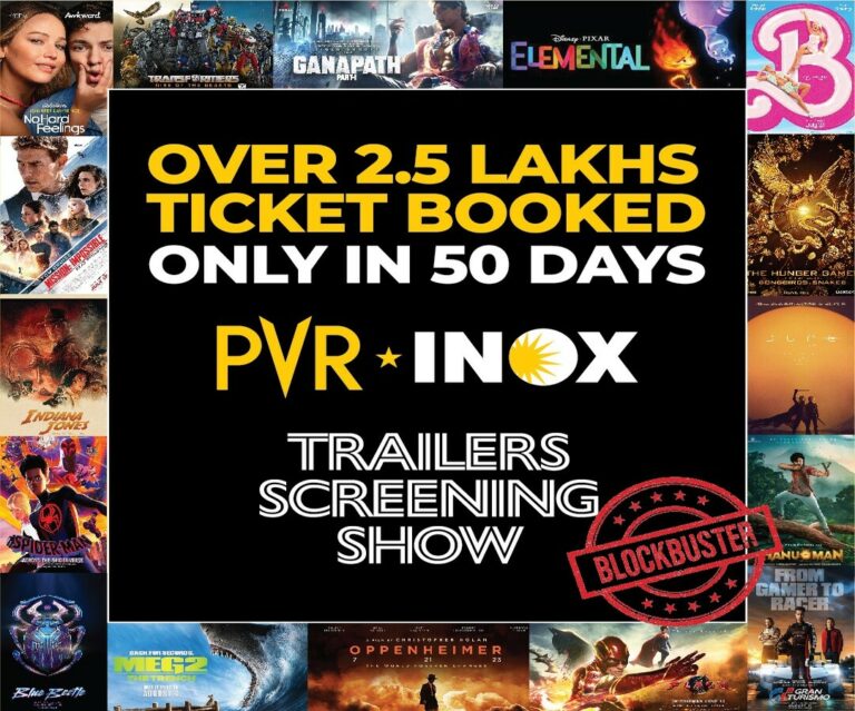 PVR INOX’s 30-minute Trailer Screening Show