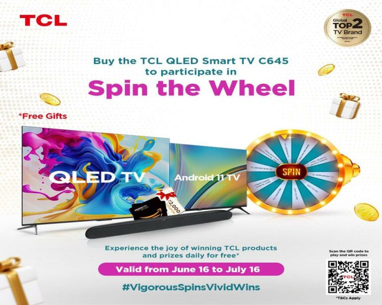 'Spin the Wheel' Contest for C645 TV Range