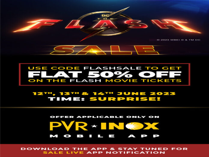 PVR INOX announces a Flash Sale for tickets