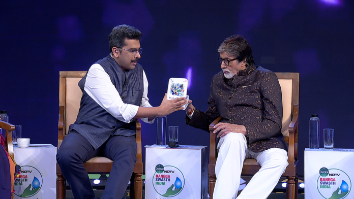 Amitabh Bachchan with Dettol Diarrhoea Net Kit
