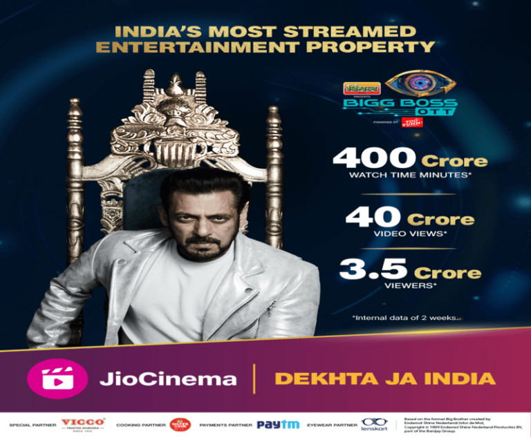After IPL, JioCinema delivers India’s next streaming mega-hit with Bigg Boss OTT
