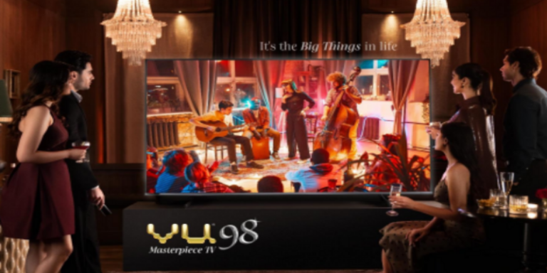 Vu 98 Masterpiece TV for Rs. 6,00,000