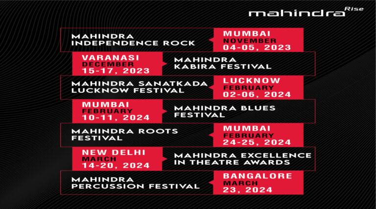 Mahindra Cultural Calendar 2023-24
