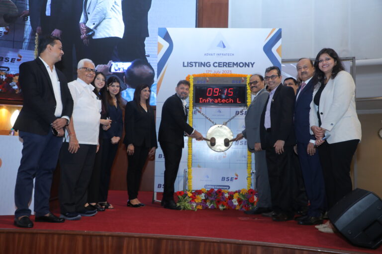 Advait Infratech Celebrates Migration to Main Board with Opening Bell Ceremony