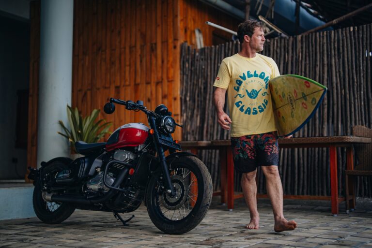 A Spectacular Fusion of Surfing, Motorcycling, Music, and Fitness: Jawa Yezdi Motorcycles once again partners with SFI to support the tenth edition of Covelong Classic ’23