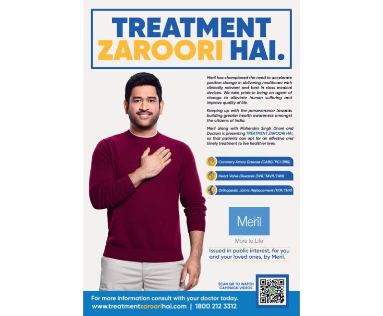 #TreatmentZarooriHai: MS Dhoni Urges Indians to Prioritize Timely Treatment for Joint & Heart Health