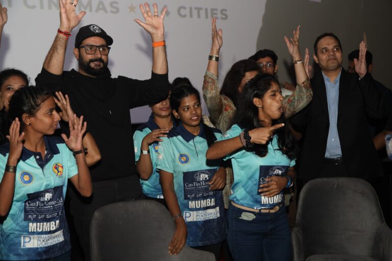 Abhishek Bachchan does the silent applause with IDCA athletes