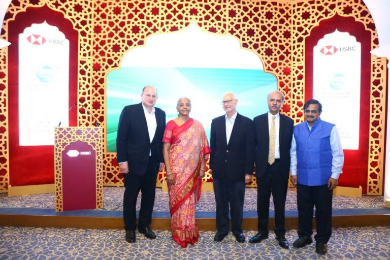 Hon’ble Finance Minister, Smt. Nirmala Sitharaman unveils HSBC India’s strategic partnerships in Green Hydrogen