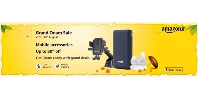 Grab exciting deals and offers on Smartphones and Televisions during The Amazon Grand Onam Sale