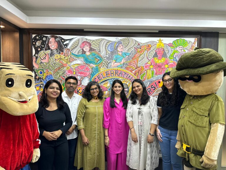 Navya Naveli Nanda with Tinkle Comic team