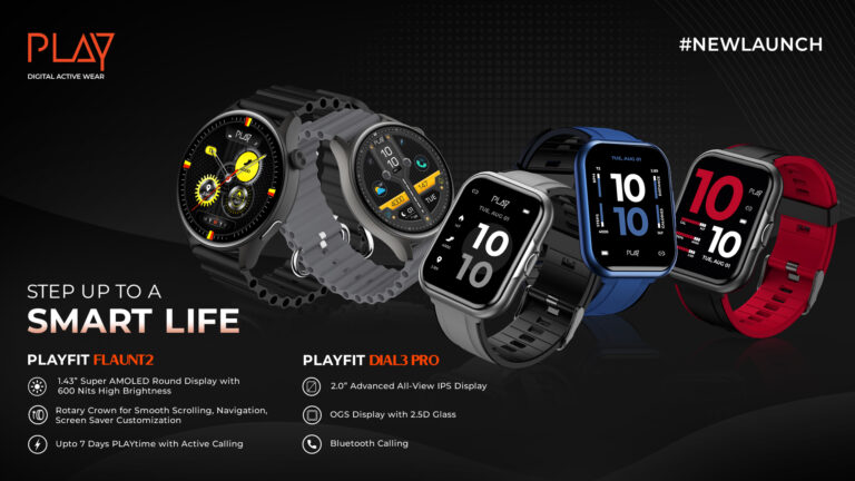 PLAY Unveils Next-Generation smartwatches with Large and AMOLED display
