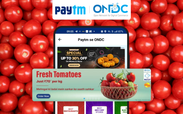 Paytm ONDC sells nearly 6000 kg tomatoes within a week in Delhi-NCR