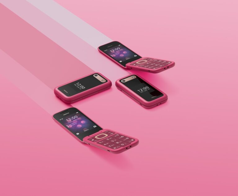 Nokia 2660 Flip Phone now available in Pop Pink and Lush Green  