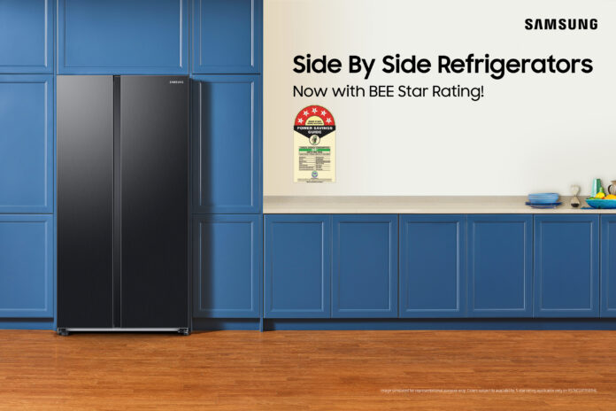 Samsung Becomes the First Brand to Get 5-Star Rating for Side-by-Side Refrigerator