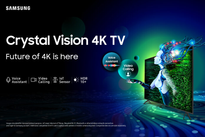 Samsung - Crystal Vision 4K UHD TV
