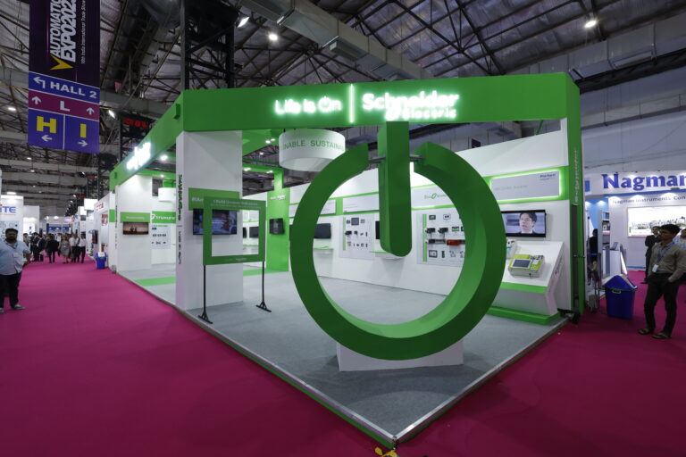 Schneider Electric booth at Automation Expo 2023 Mumbai