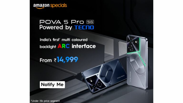 TECNO POVA takes on Nothing with an RGB Backlight under Rs 15,000 Sale starts on Amazon from August 22nd