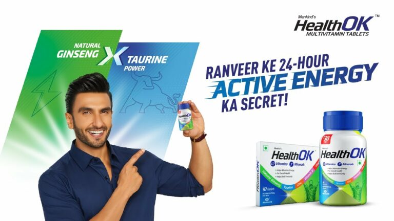 Mankind Pharma Unveils HealthOK Tablets Campaign With Ranveer Singh Highlighting How To Remain Energetic