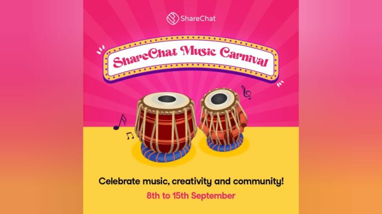 ShareChat Unveils #ShareChatMusicCarnival: A Spectacular Week-Long Tribute to Music and Artistry