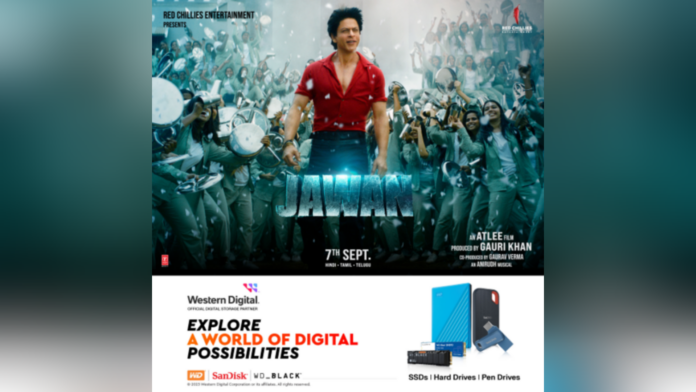 Western Digital Collaborates with ‘Jawan’ as the Official Digital Storage Partner