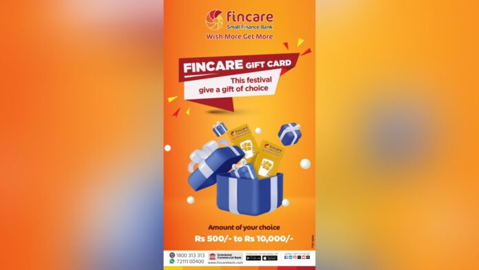 Fincare Small Finance Bank Elevates Banking Experience with the Launch of Pre paid Cards