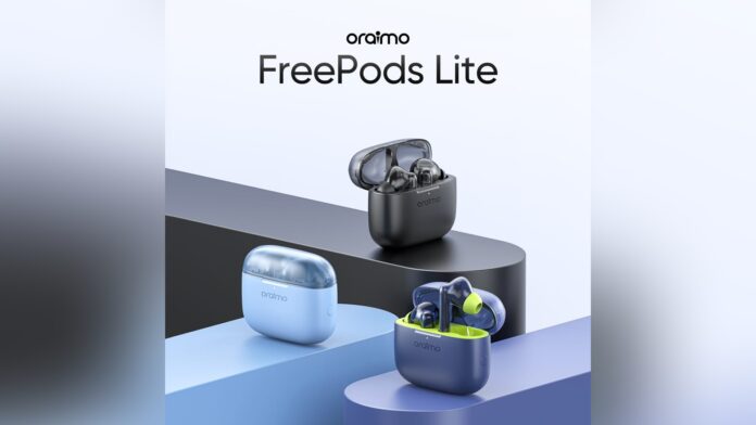 oraimo FreePods Lite, truly wireless earbuds
