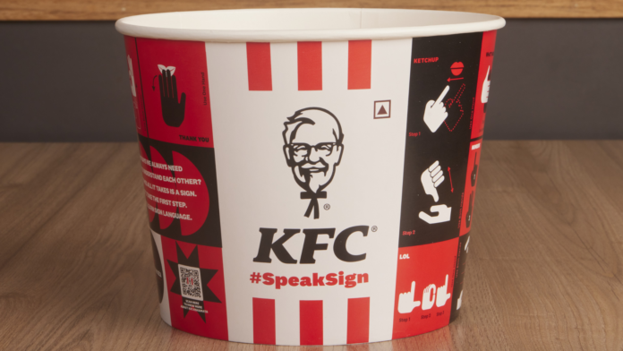 Sign Language Bucket_KFC
