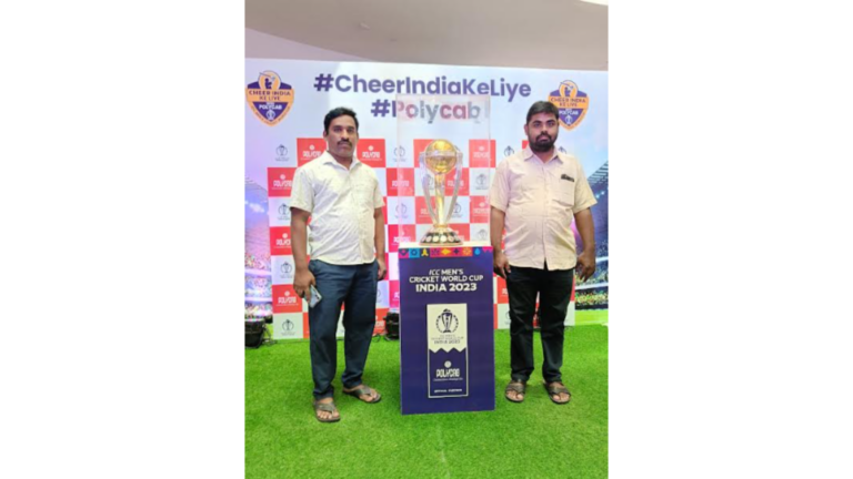 Polycab India Hosts a Grand Trophy Event to Celebrate the Cricket World Cup Fervour