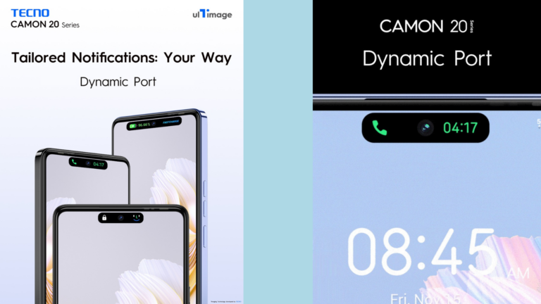 TECNO Launches Self-Developed “Dynamic Port” on CAMON 20 Series