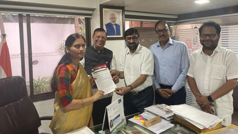TSCS team meets Union Minister of State for Health and Family Welfare Dr. Bharati Praveen Pawar to urge support towards Thalassemia eradication