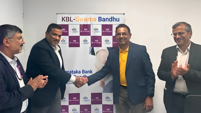 Karnataka Bank launches “Door step Gold loan facility” in collaboration with SahiBandhu