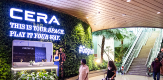 Cera Presents "This Is Your Space. Play It Your Way" Campaign on The Wall At Mumbai Airport T2