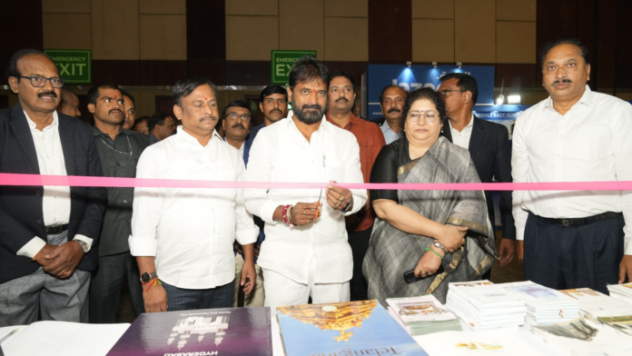 Inaguration of stall of TTF hyderabad 2023 by Chief Guest - V. Srinivas Goud, Hon’ble Minister for Prohibition & Excise, Sports & Youth Services, Tourism & Culture and Archaeology, Govt. of Telangana_ and