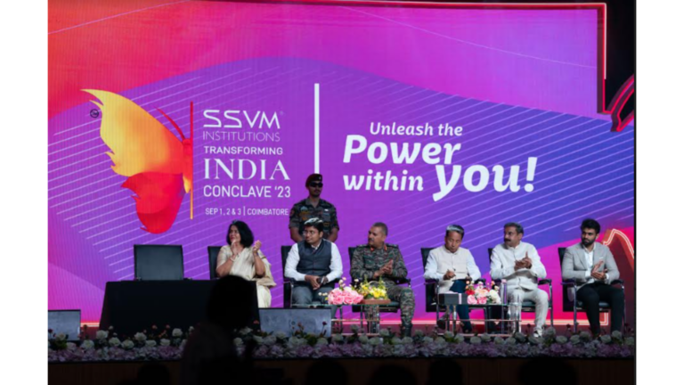 SSVM Institutions Ignites Inspiration at the Transforming India Conclave 2023 Inauguration