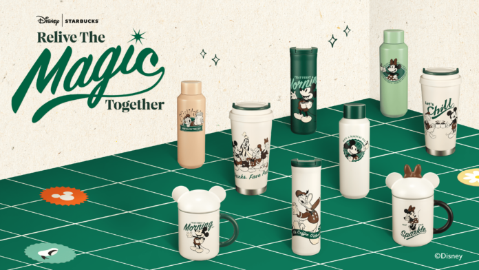 Relive The Disney Magic With Vintage-Styled Designs At Starbucks