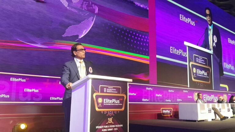 Keynote address at the 10th Speciality Films & Flexible Packaging Global Summit 2023, Mr. Ashok Chaturvedi, Founder, Chairman and Managing Director, UFlex Group
