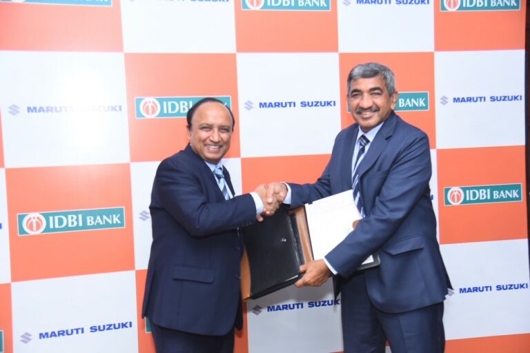 Maruti Suzuki partners with IDBI Bank Limited for dealer financing solutions