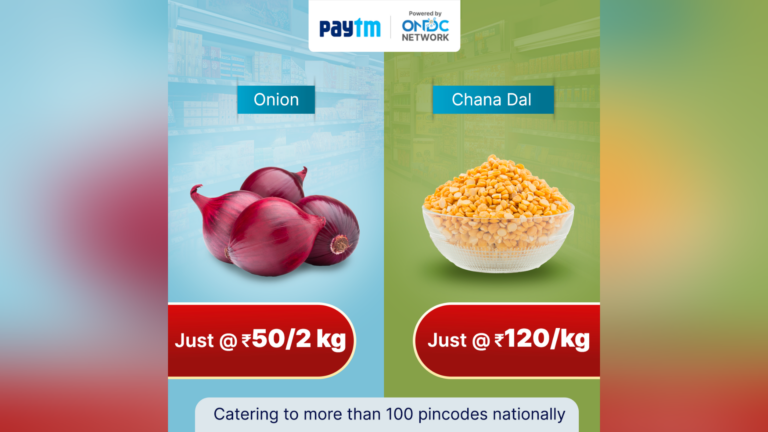 Paytm se ONDC Network partners with NCCF; offers onions ₹50 per 2 kg and chana dal, at ₹120 per kg