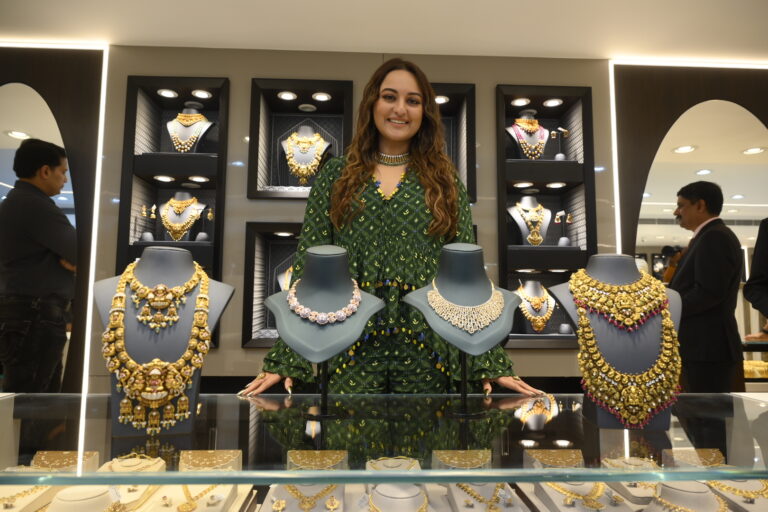 Bollywood star Sonakshi Sinha inaugurates revamped Kalyan Jewellers’ showroom at 100 Feet Road in Koramangala, Bengaluru
