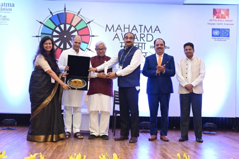 Tata Power recognized with the prestigious and nationally acclaimed UNDP Mahatma Award for Biodiversity 2023 for its efforts in biodiversity conservation