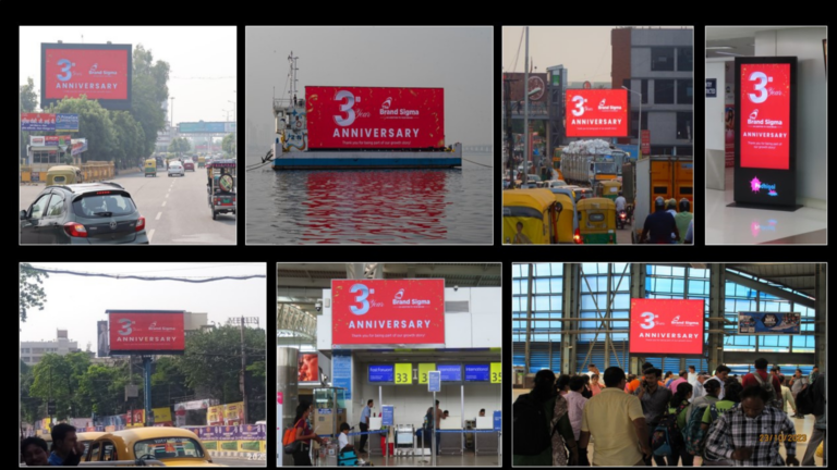 The Brand Sigma celebrating 3 rd Anniversary, setting new standards in the OOH industry with its pro consumer approach.