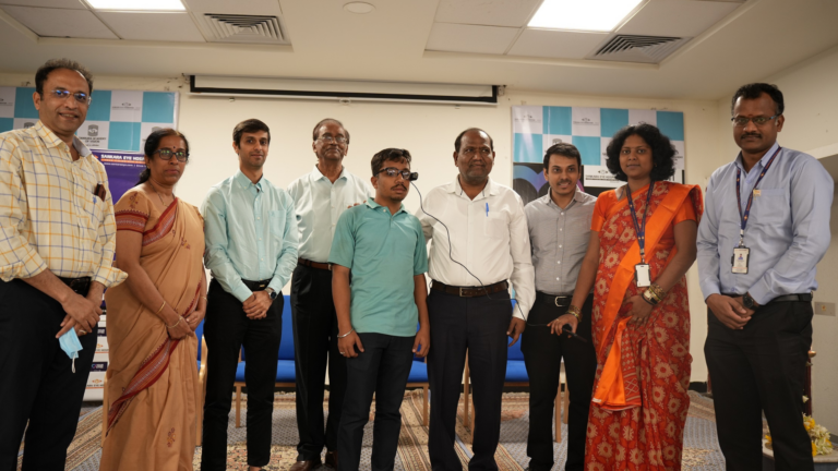 Sankara Eye Hospital provides AI Driven Smart Vision Glasses Free of Cost to 25 Visually Impaired Worth Rs 31,000/- each