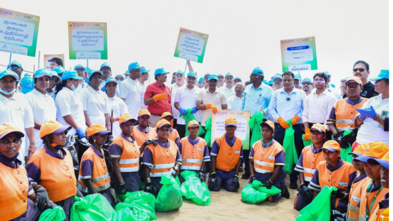 Indian Overseas Bank Joins Swachhta Hi Seva Initiative for a Cleaner Chennai
