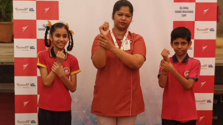 Wockhardt Hospitals, Mira Road trains 1000 students on Handwashing Technique