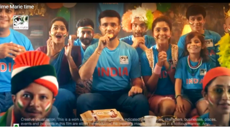 Sourav Ganguly re-enacts the famous jersey-waving moment in Bisk Farm’s latest Cricket campaign