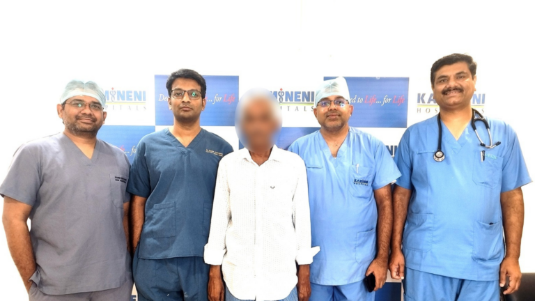 KAMINENI HOSPITALS, LB Nagar, Successfully Executes Complex Simultaneous Surgery for Genital Cancer and Coronary Artery Disease