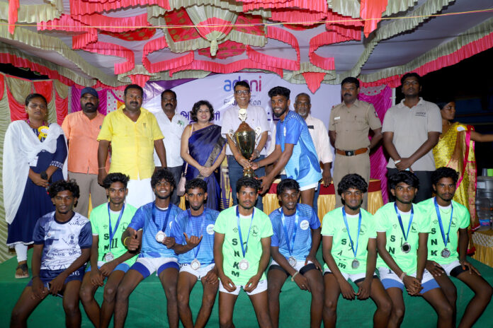 Adani Kattupalli Port in association with Adani Foundation organised Kabbadi Championship 